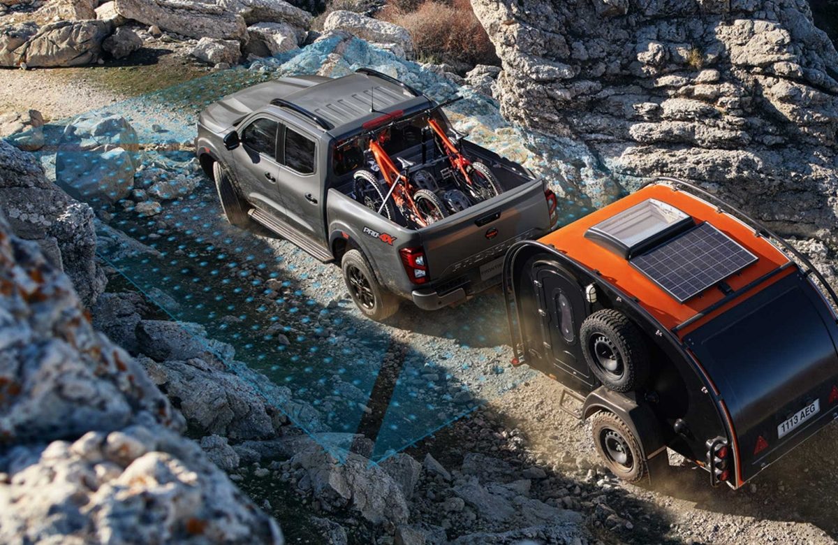 2021 Nissan Frontier PRO-4X on mountain road