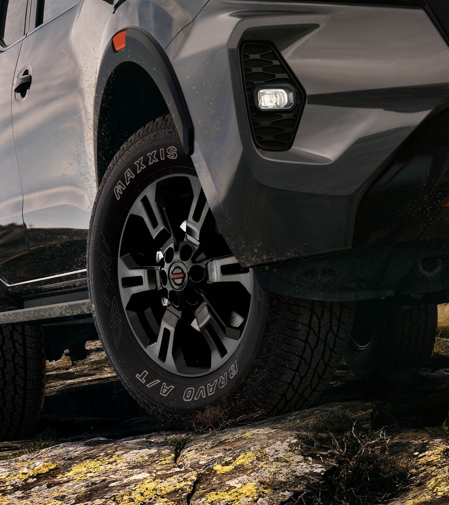 2021 Nissan Frontier PRO-4X driving on mountain road