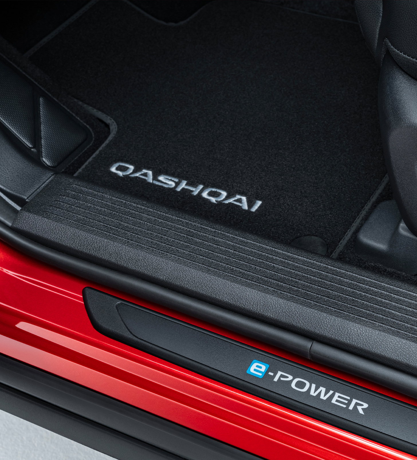 Nissan Qashqai e-Power accessories recycled mats detail shot