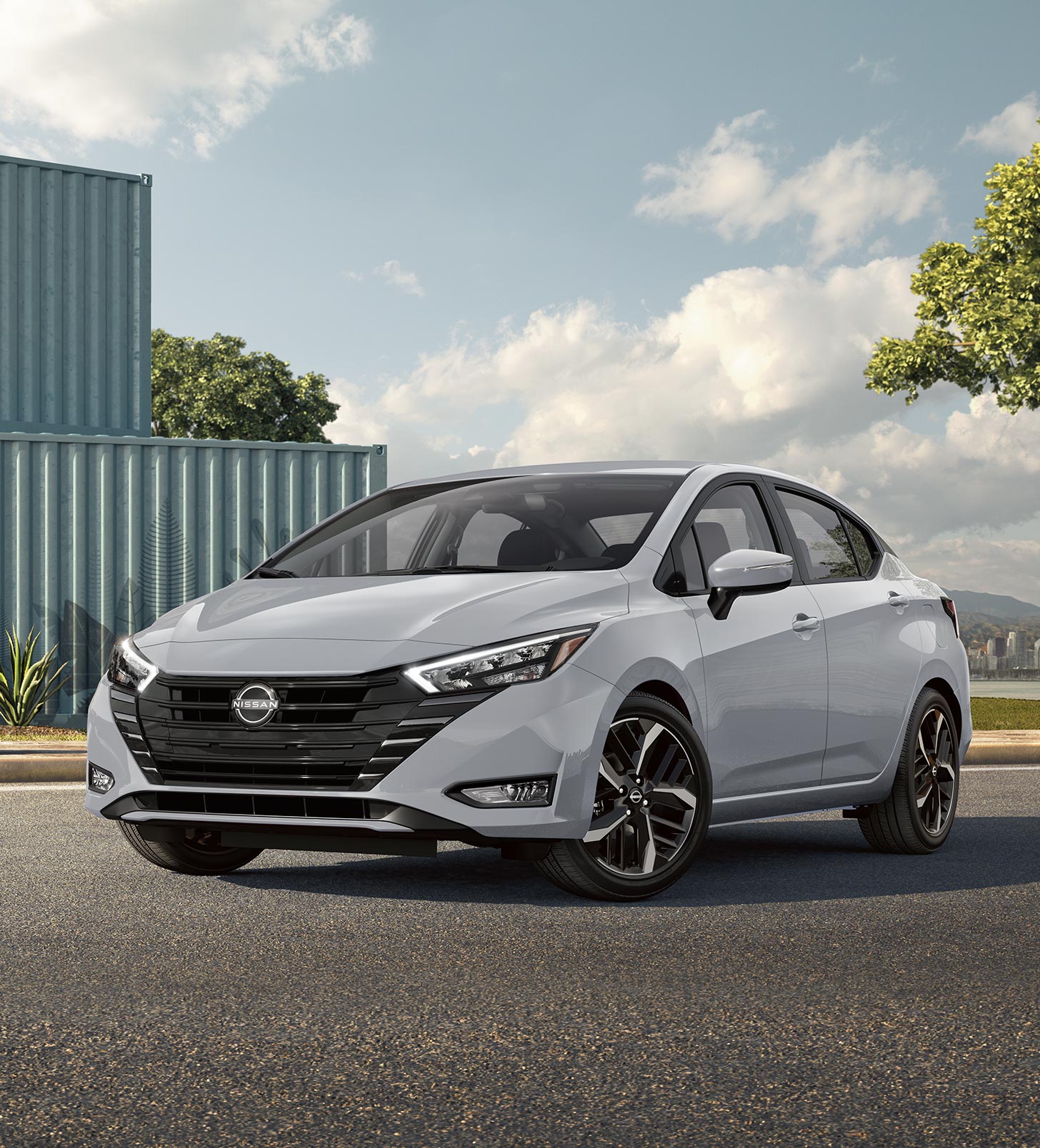 Nuevo Nissan Versa 2023 vista frontal configuralo