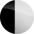 Radiant White / Black Obsidian Two-Tone
