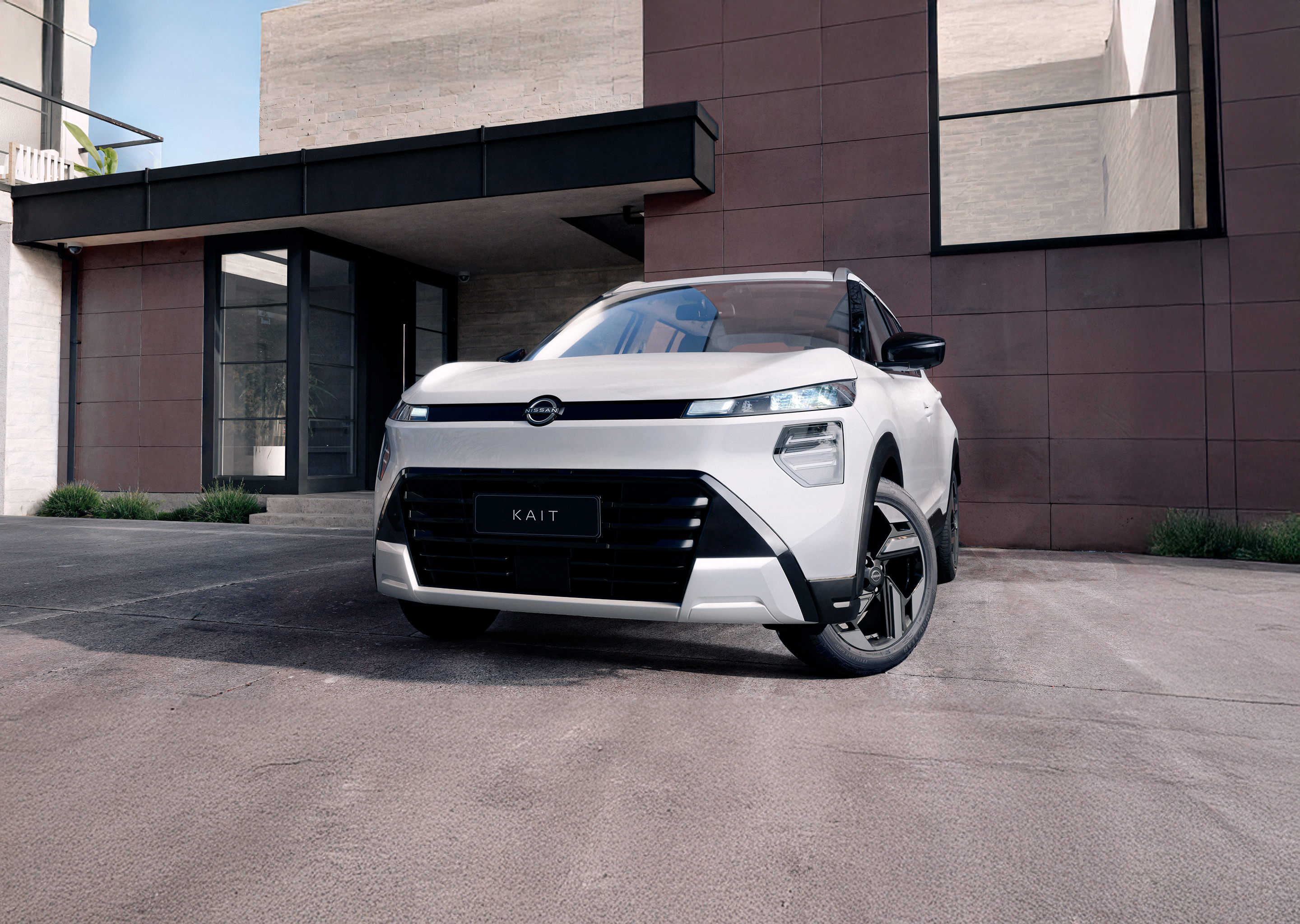 Nuevo Nissan Kait 2027 SUV con diseño moderno y potente presencia en carretera, innovación y estilo.