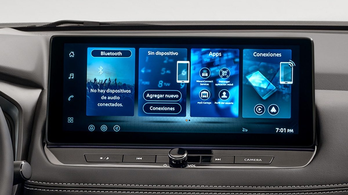 Nissan X-Trail e-POWER con e-4ORCE 2027 con pantalla de infoentretenimiento de 12.3"